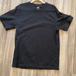 Uniqlo U Crew Neck T Shirt - Black - Size Medium